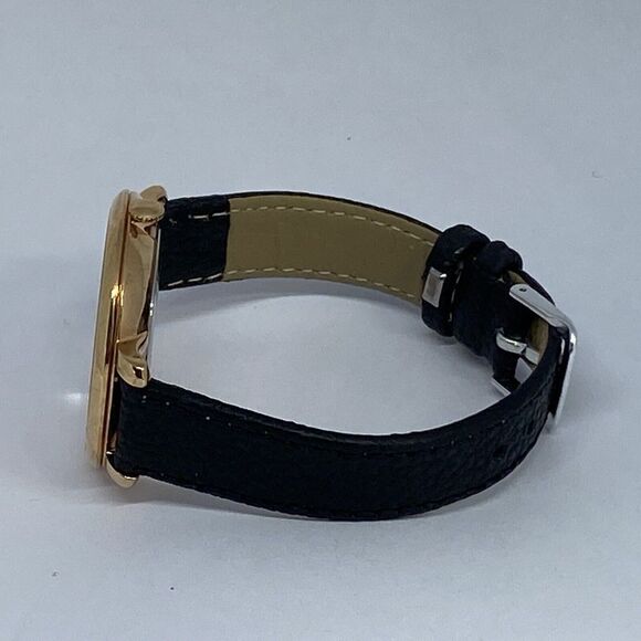 Fossil ES3707 Women's Black Leather Rose Analog Dial Quartz Wrist Watch KS520 - Picture 9 of 12